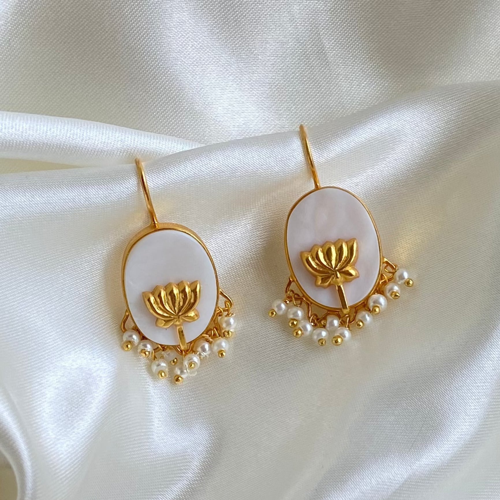 Kamal Mother of Pearl Earrings