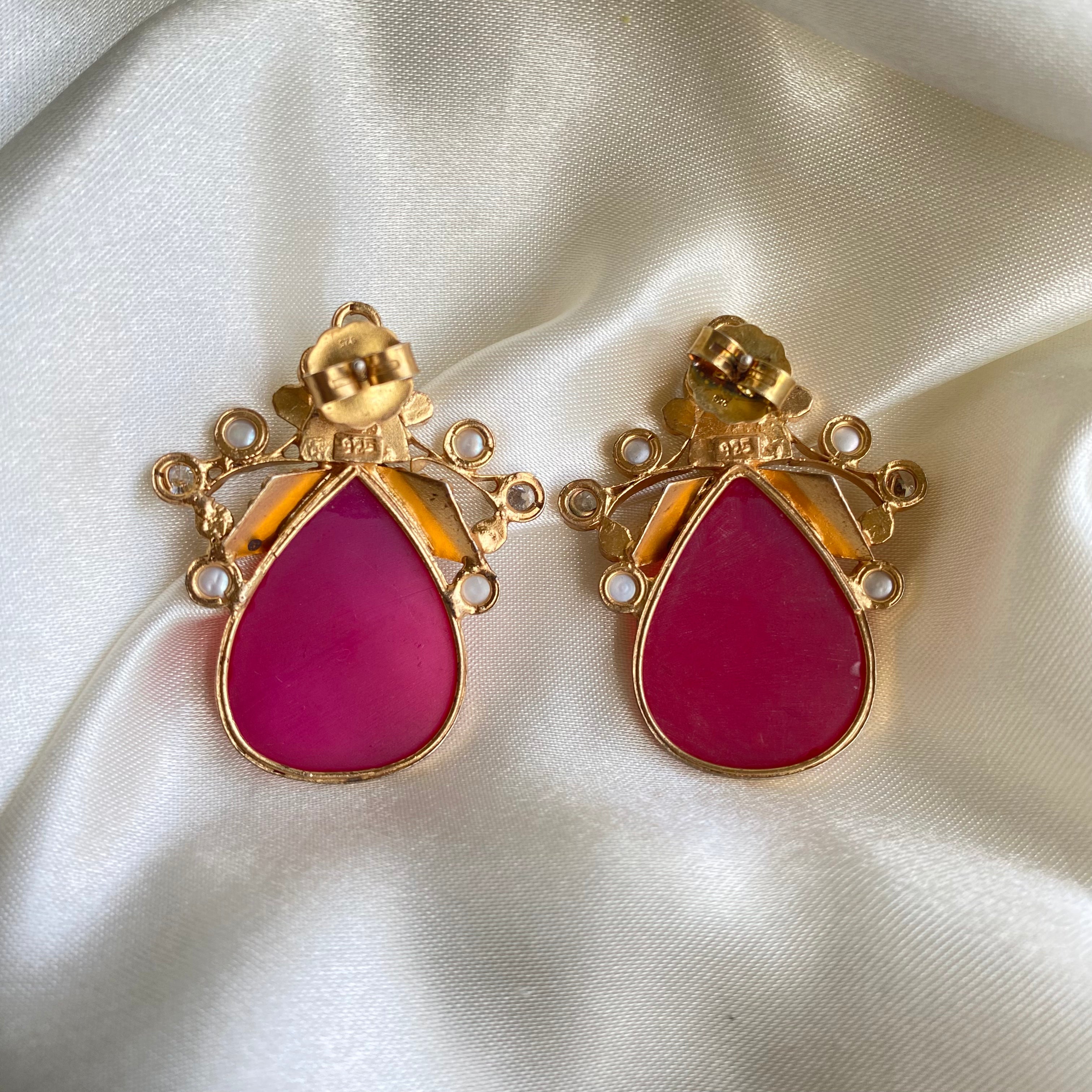 Regal Magenta Majesty Earrings