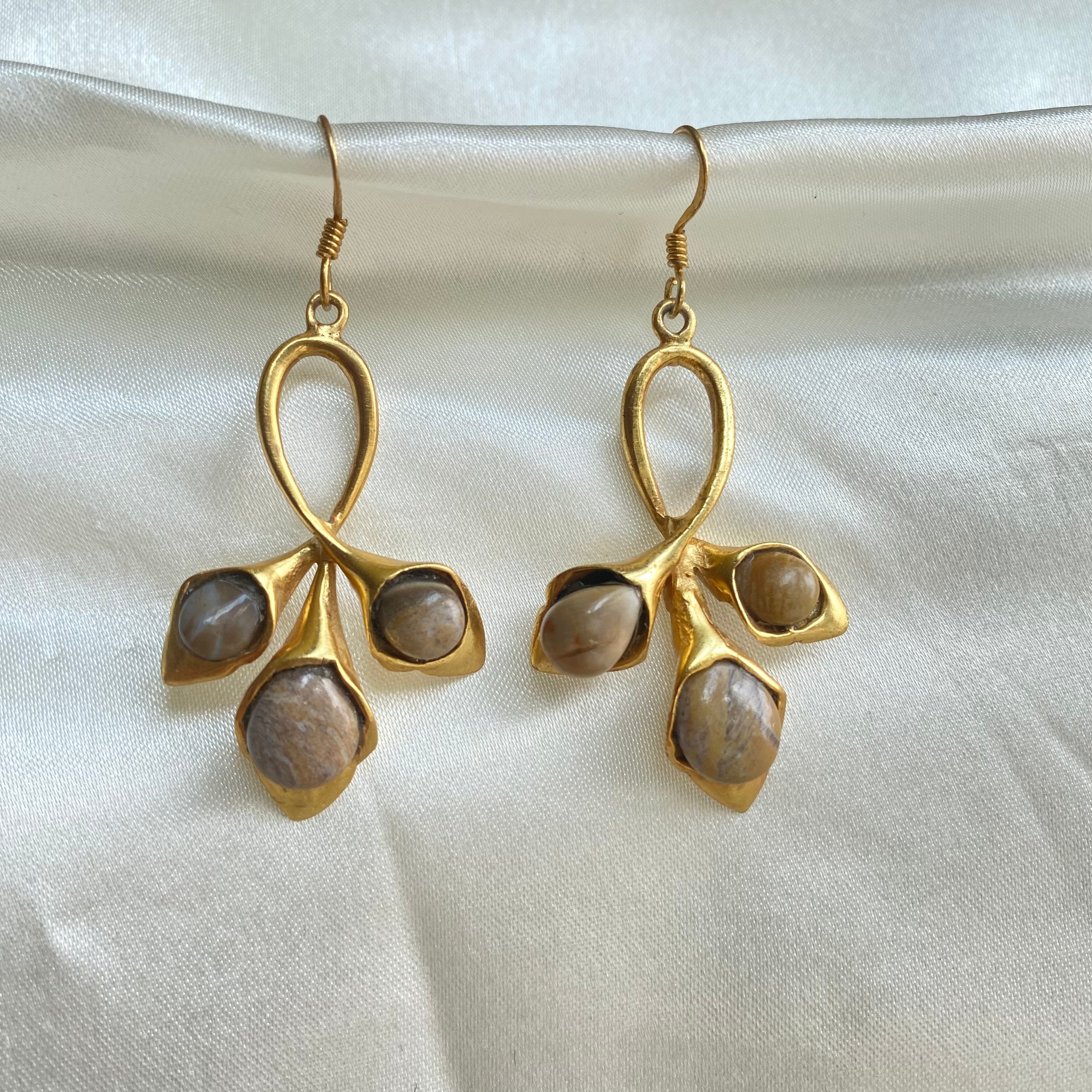 Twisted Petal Earrings