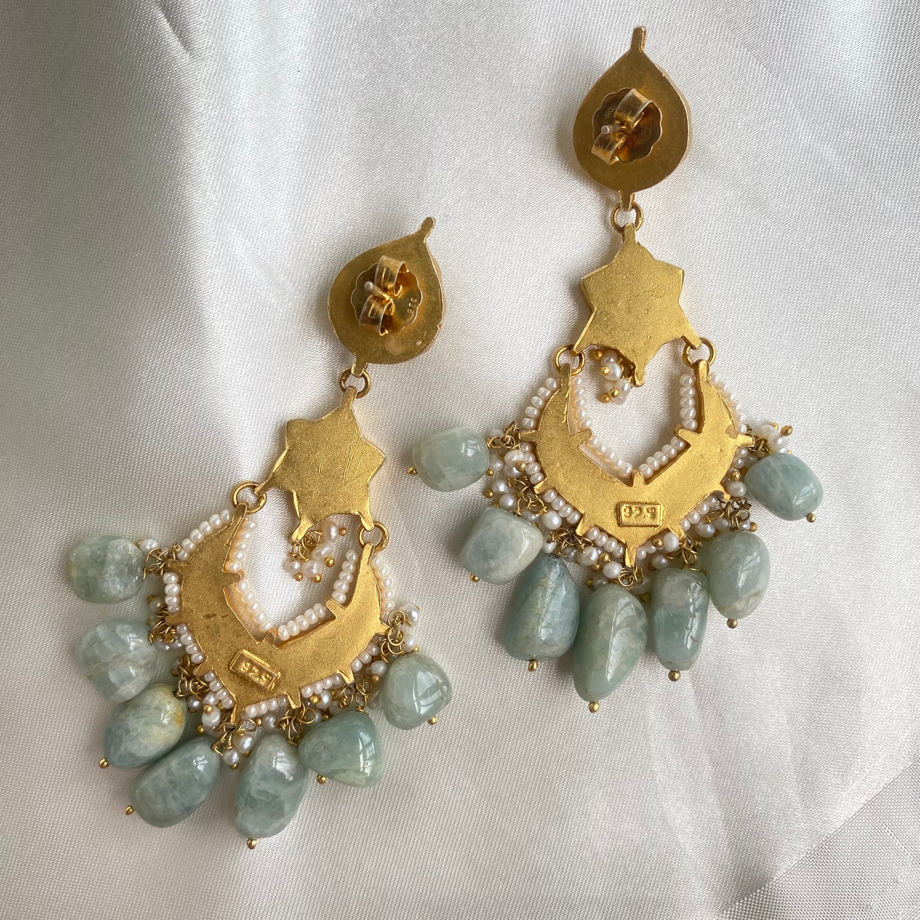 Celeste Teardrop Bloom Earrings