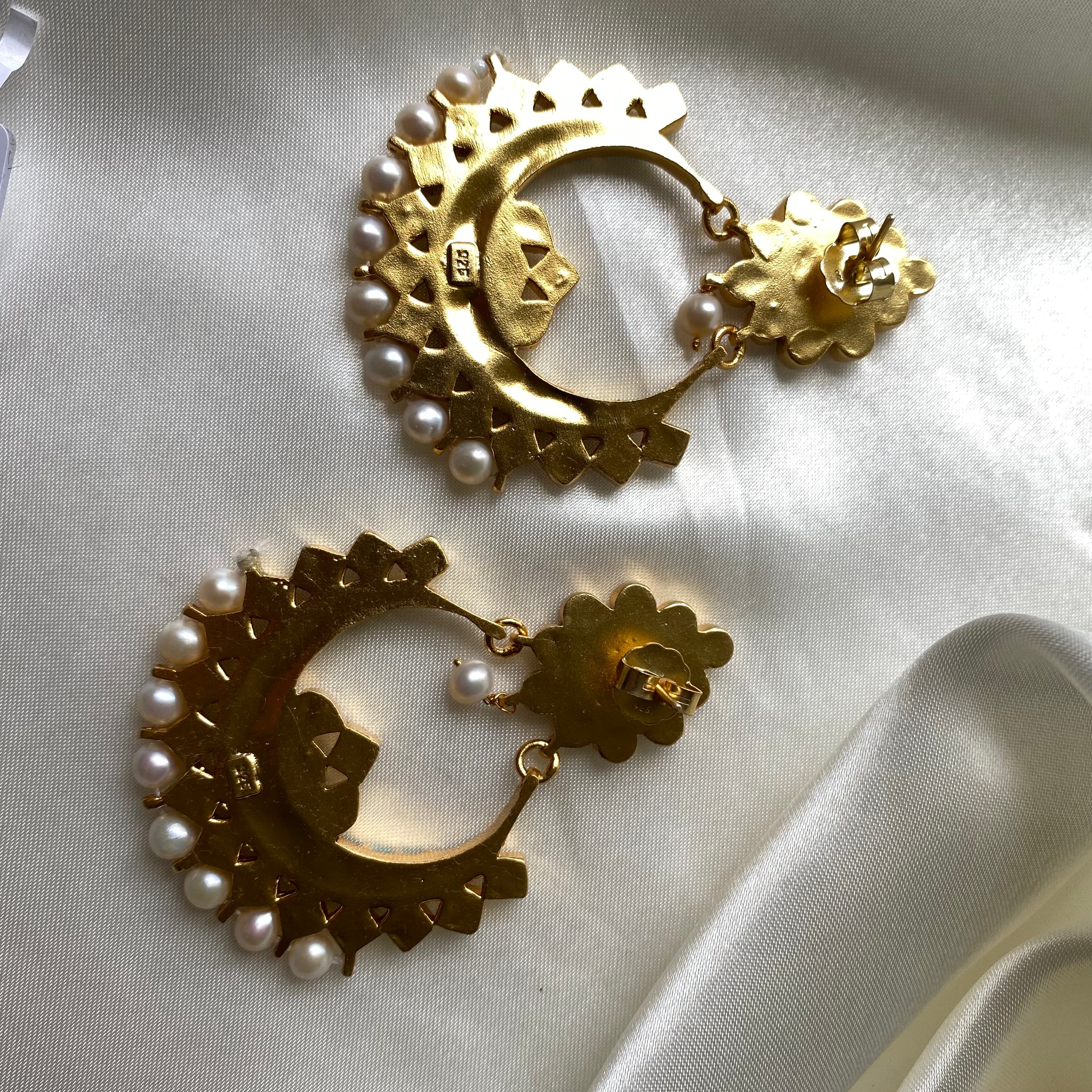 Azure Enchantment Chaandbali - Turquoise