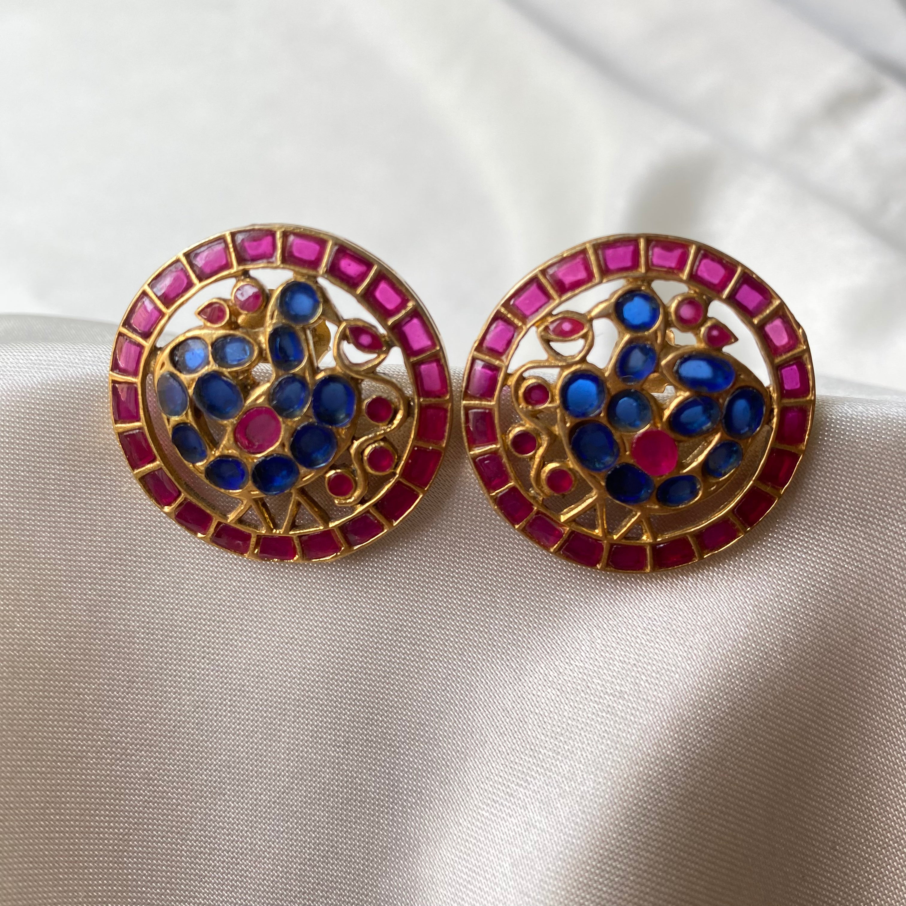 Roja Peacock Studs