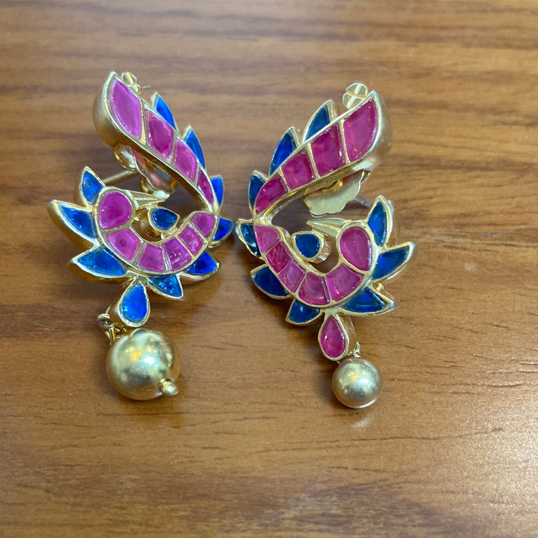 Peacock Studs