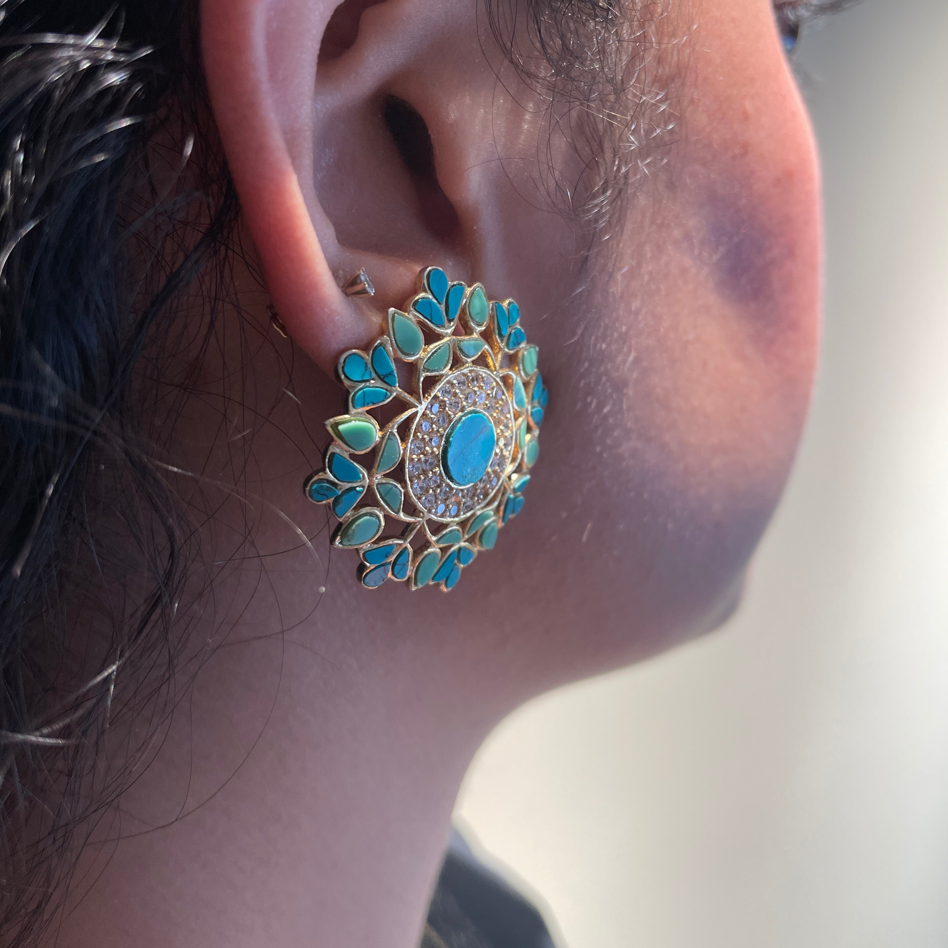Sara Studs - Turquoise
