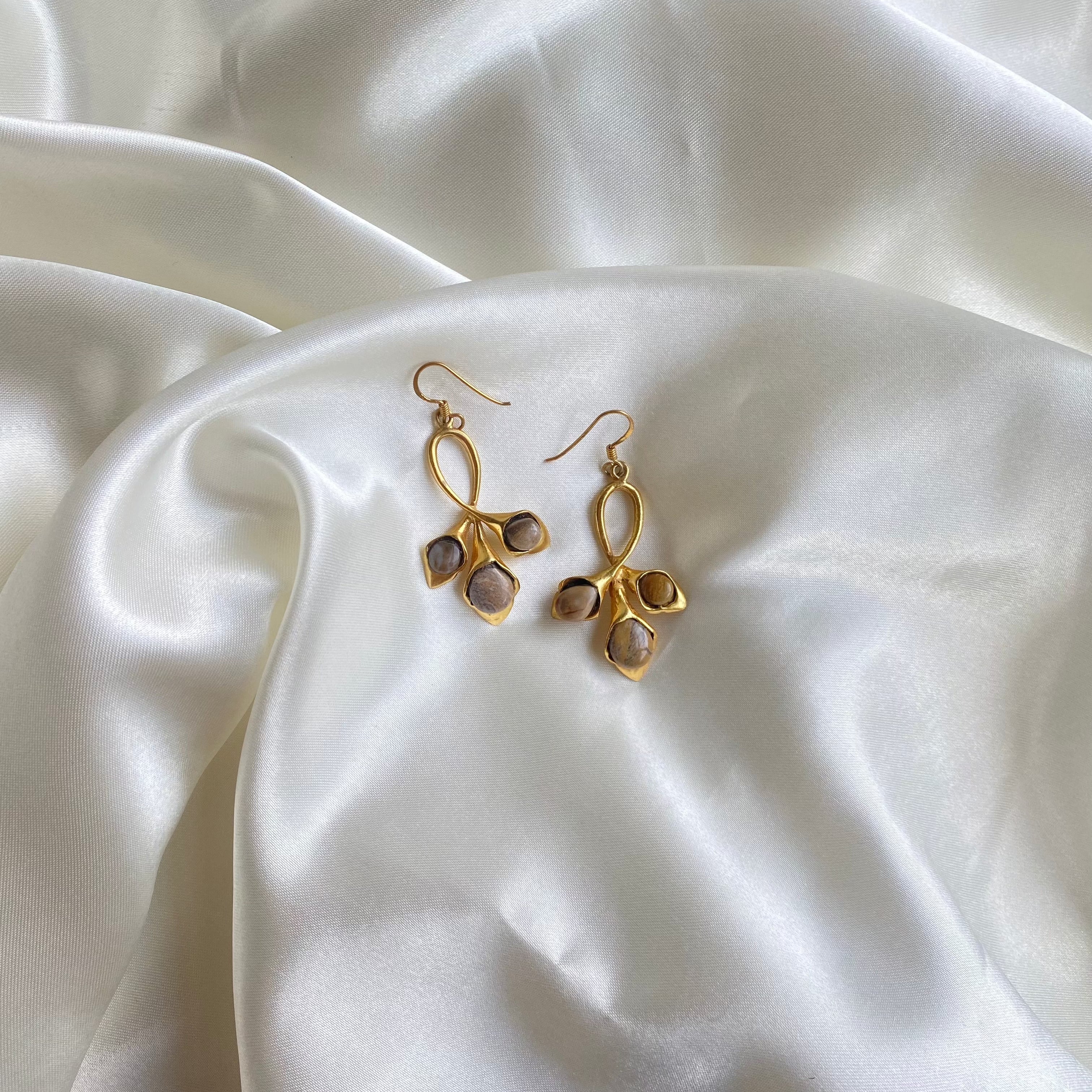 Twisted Petal Earrings