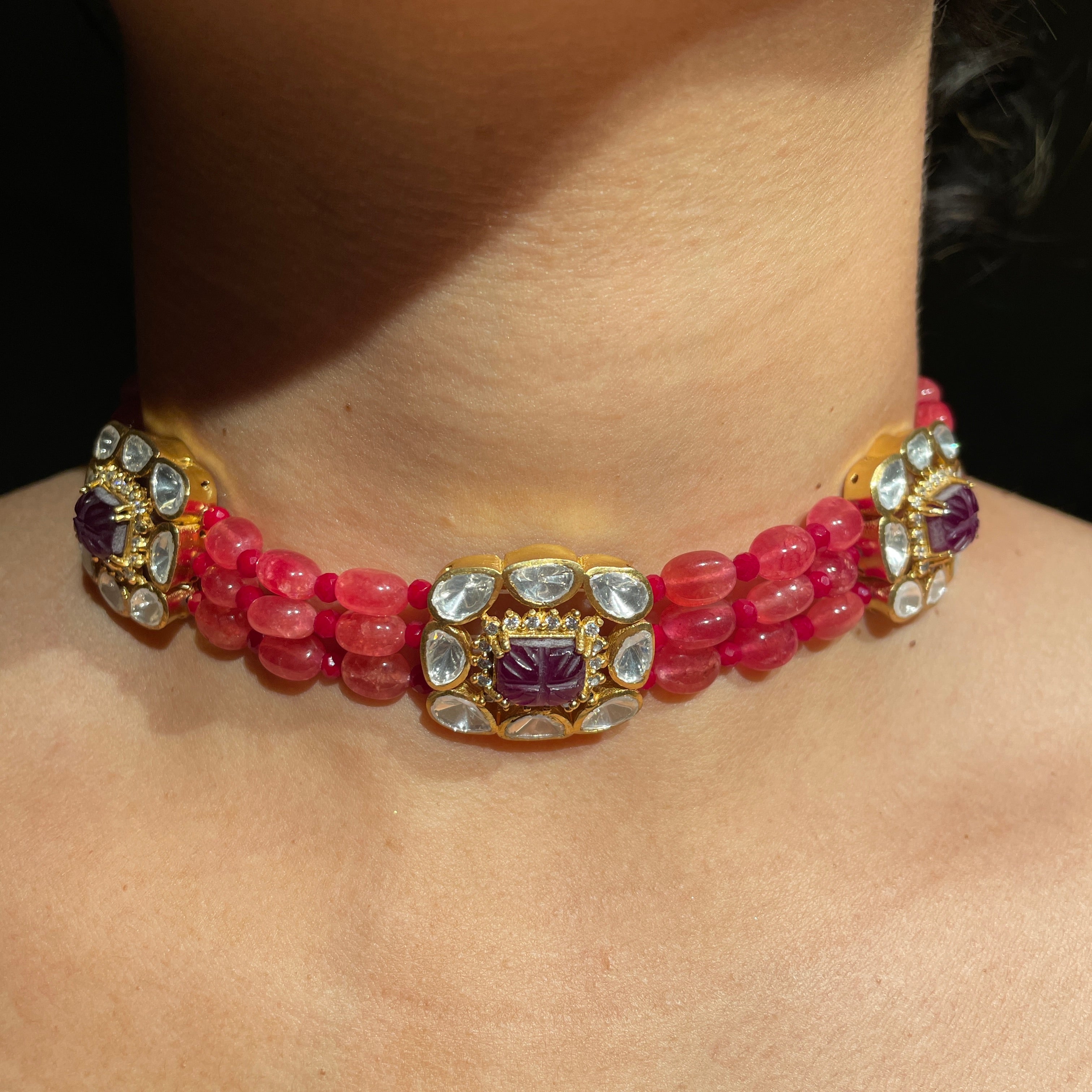 Aventurine Dia Choker