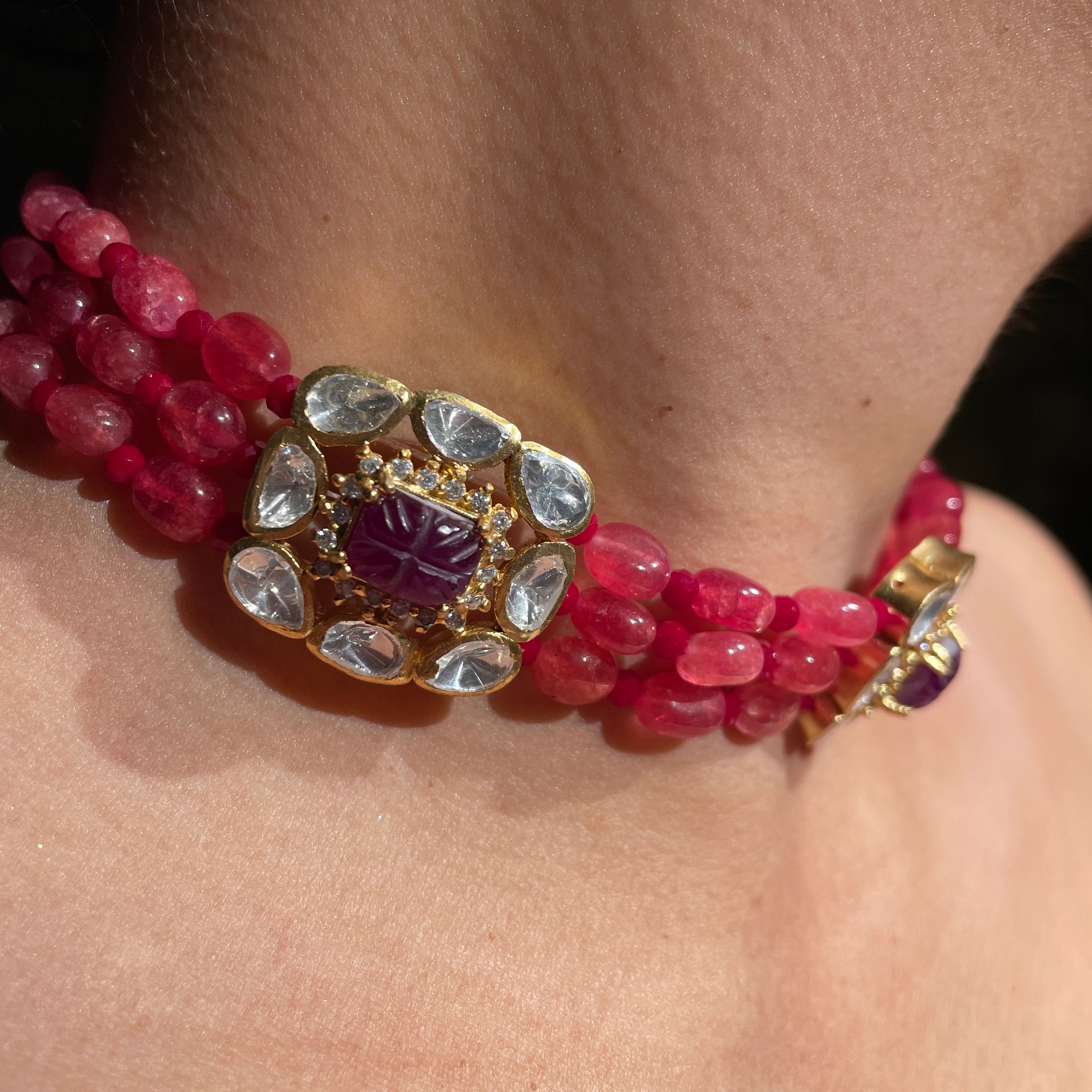 Aventurine Dia Choker