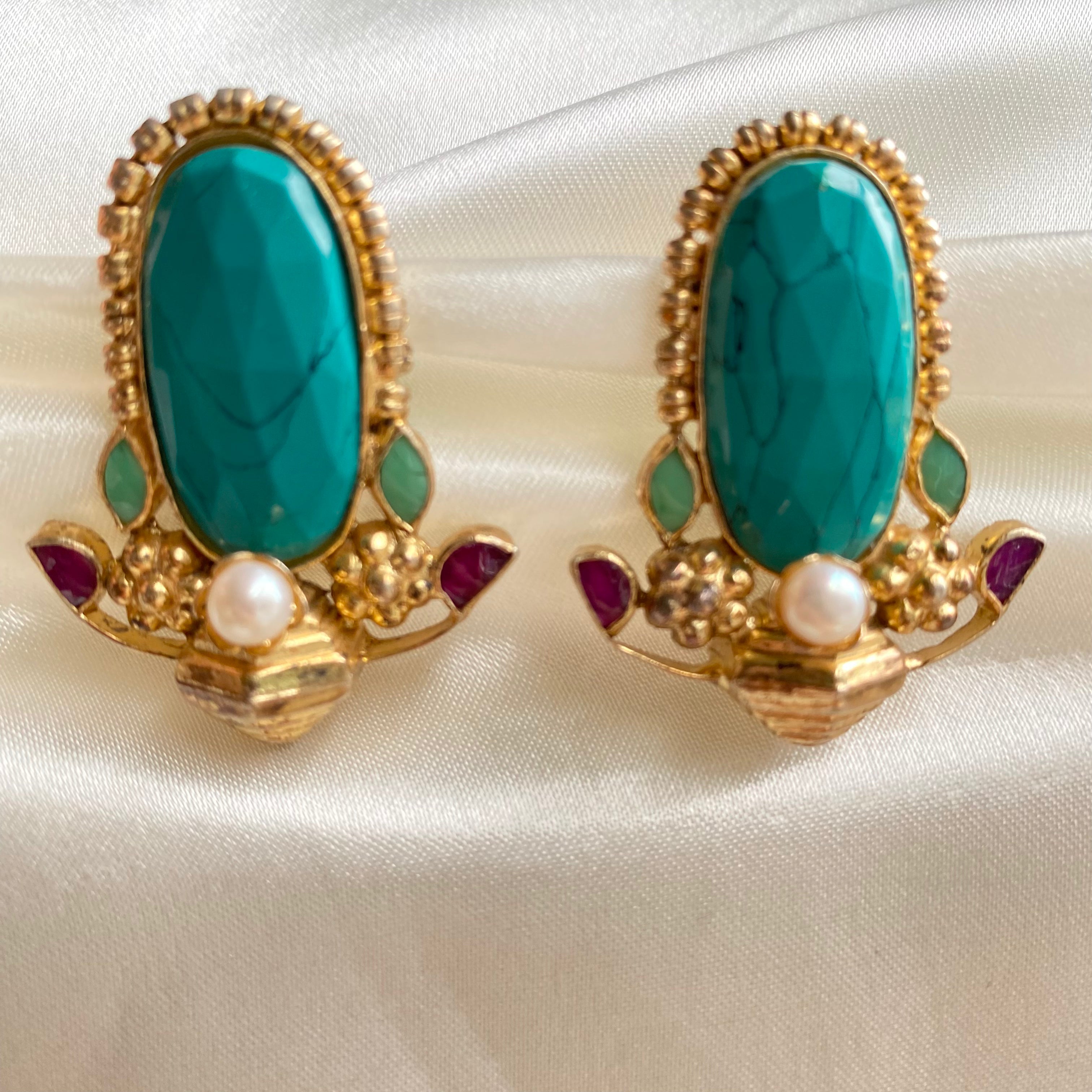 Turquoise Oasis Studs