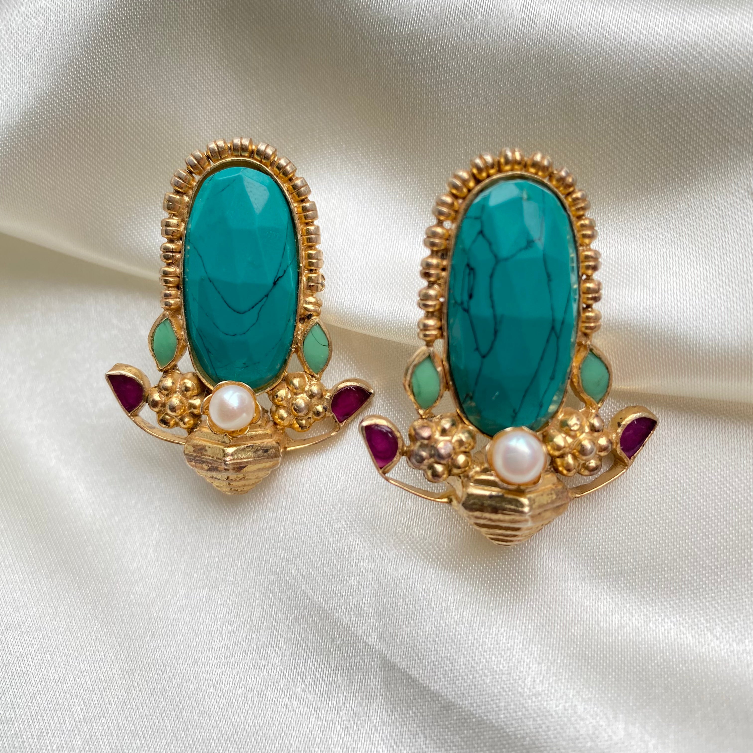 Turquoise Oasis Studs