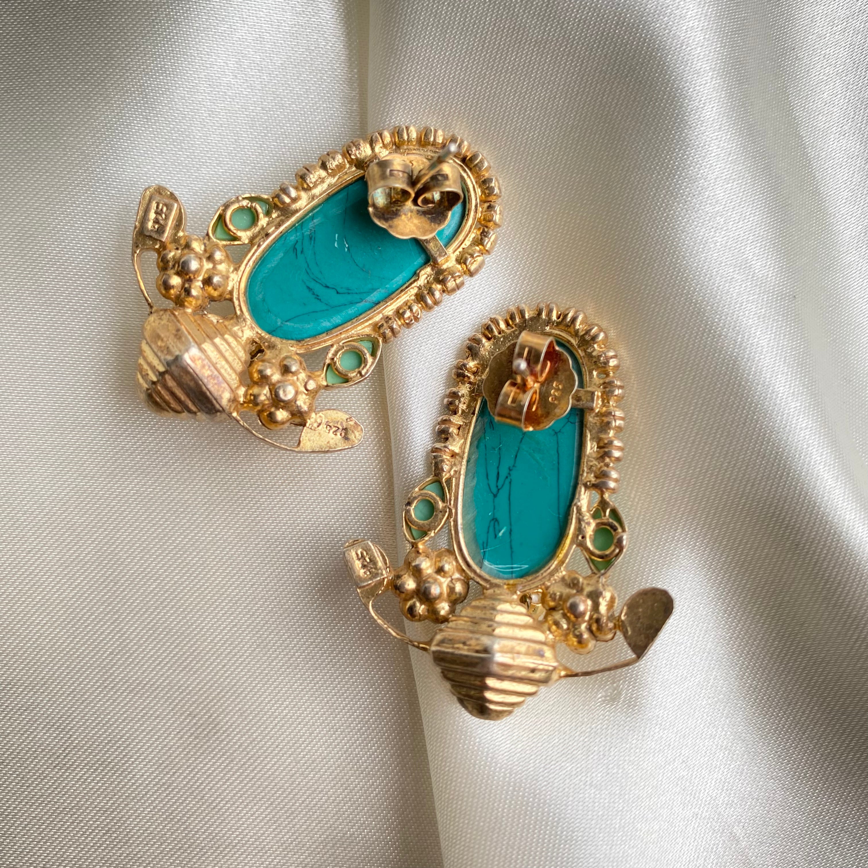 Turquoise Oasis Studs
