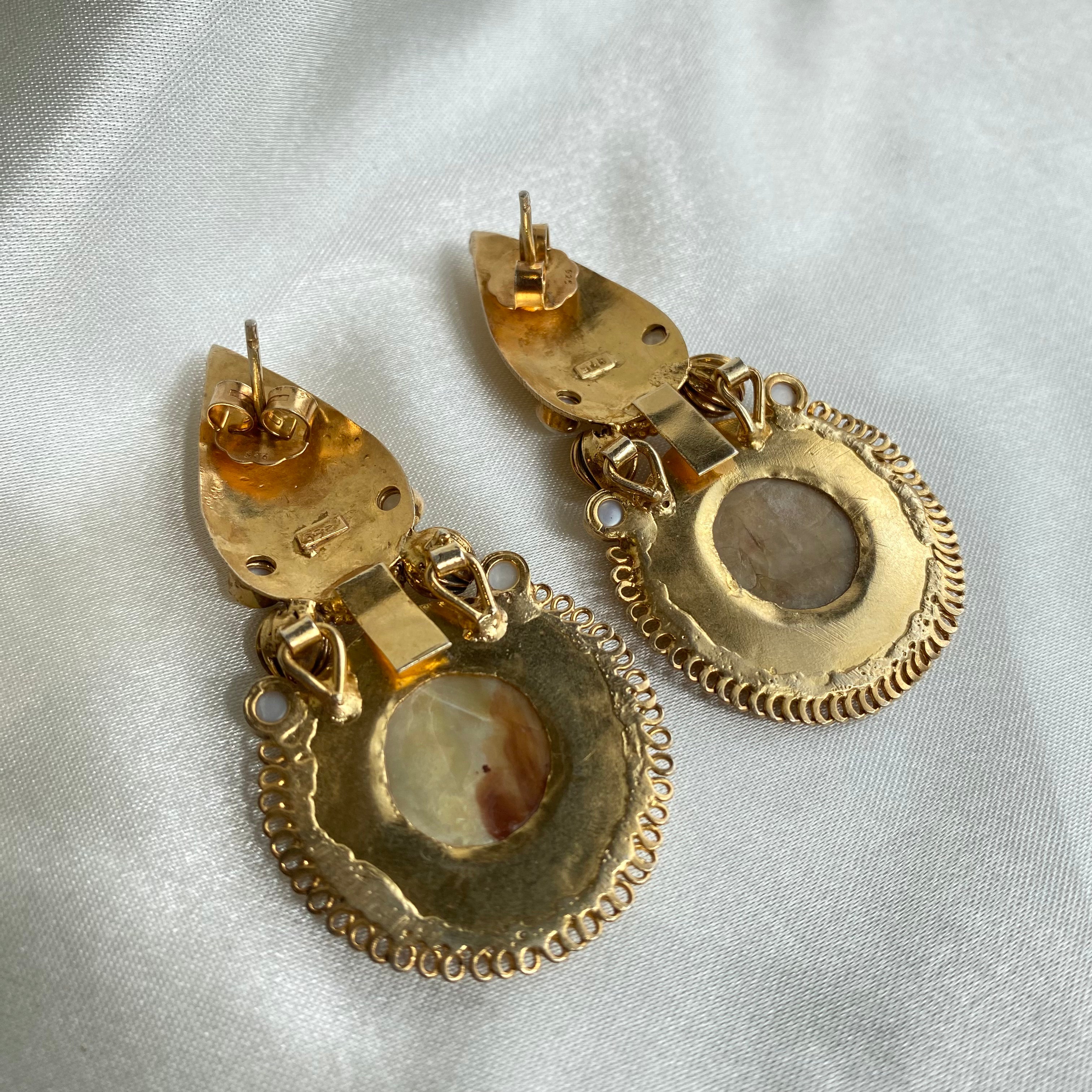 Puram Earrings - Mother of Pearl