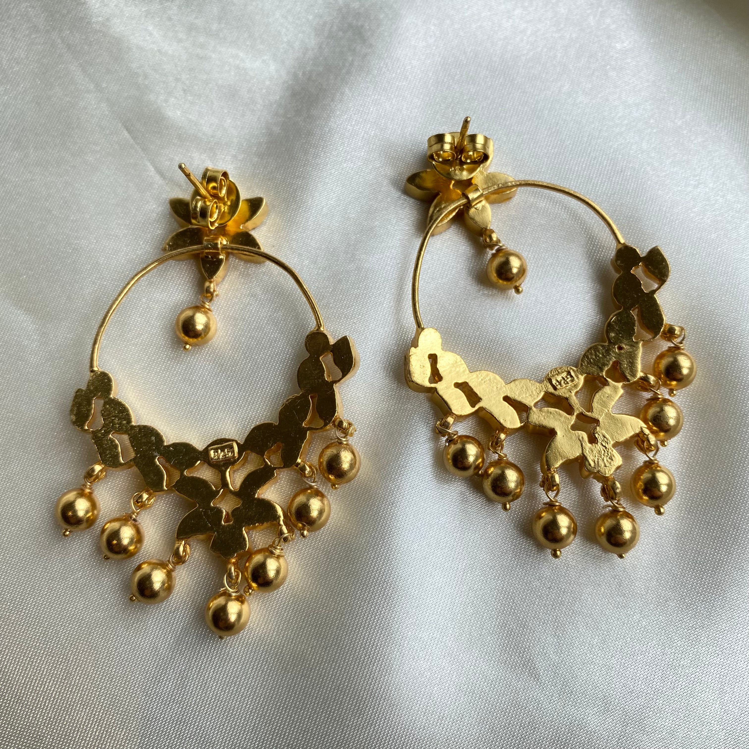 Angoorbalis - Mother of Pearl with Gold Drops