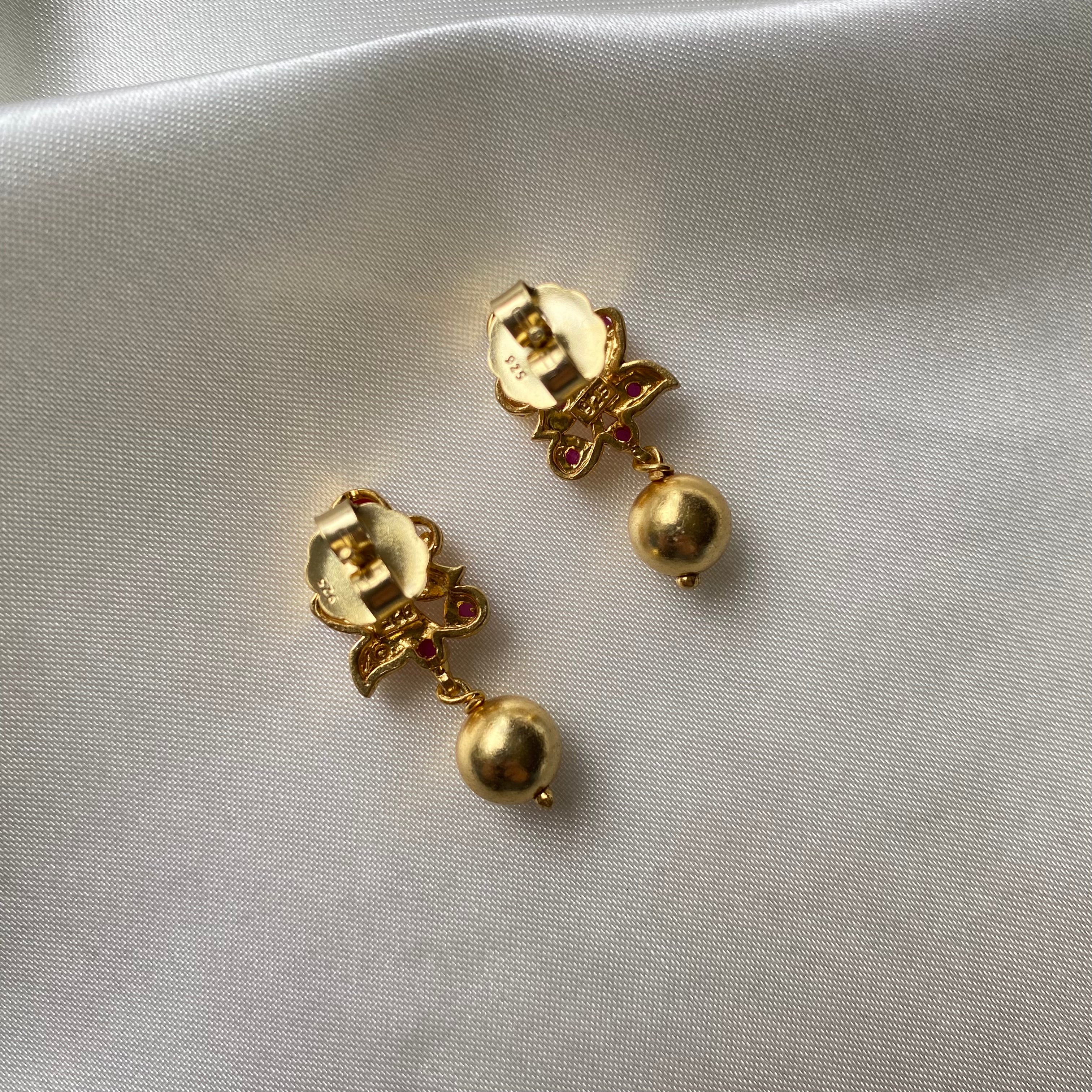 Petite Rose Earrings