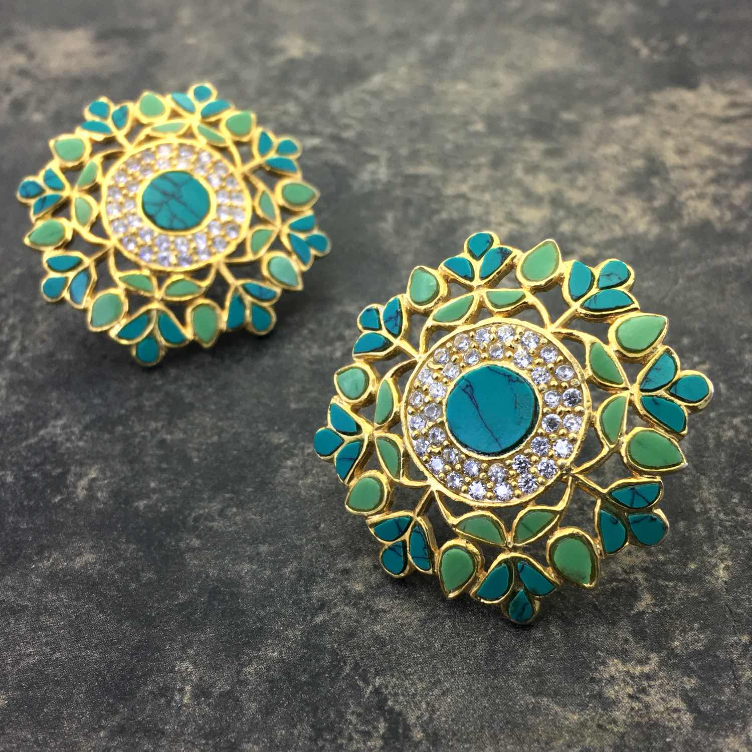 Sara Studs - Turquoise