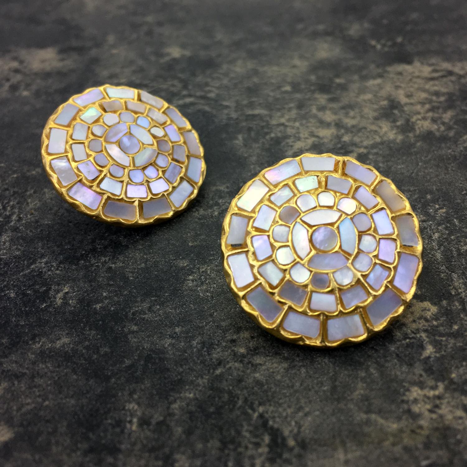 Mali Studs- Mother of Pearl