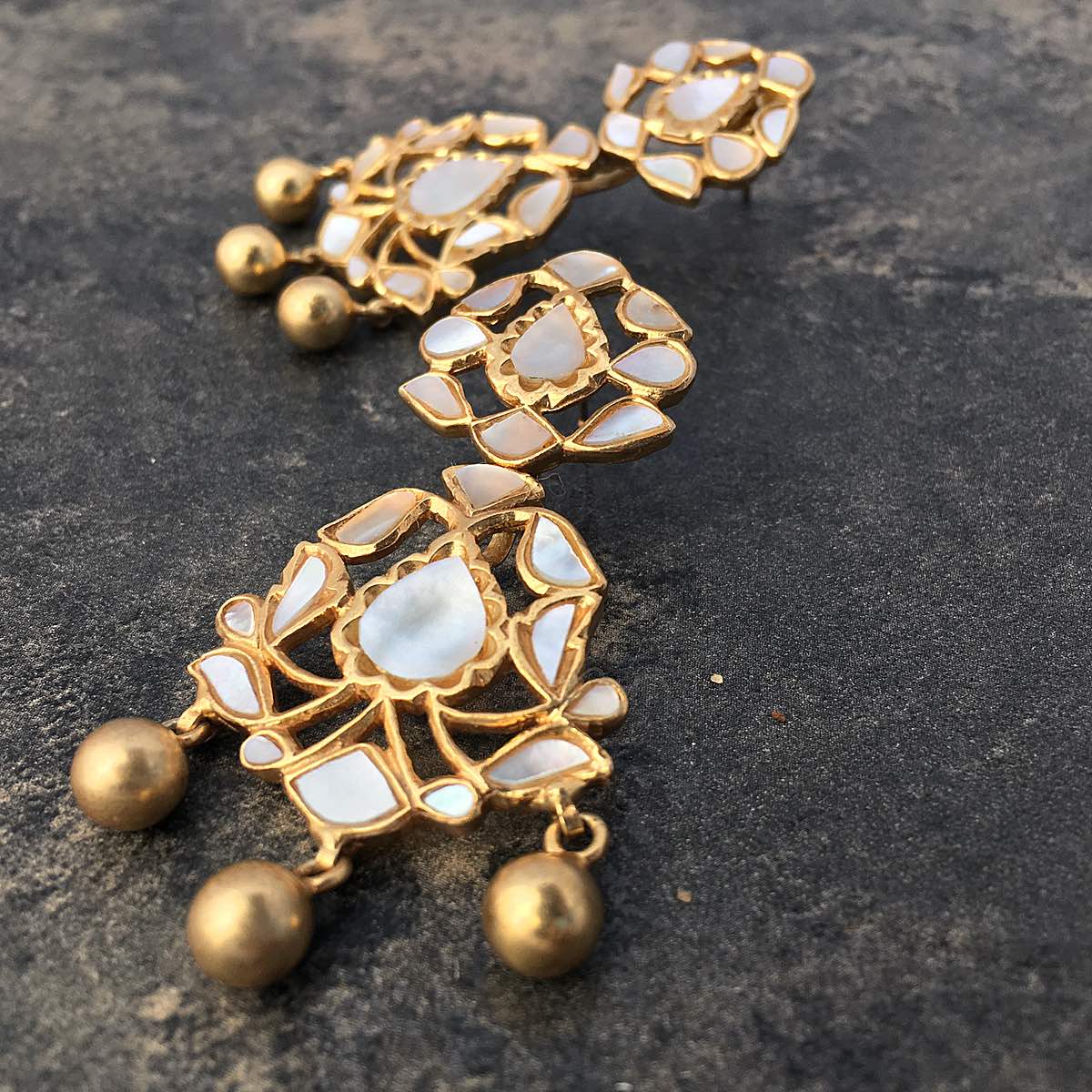 MOP Hanging Earrings