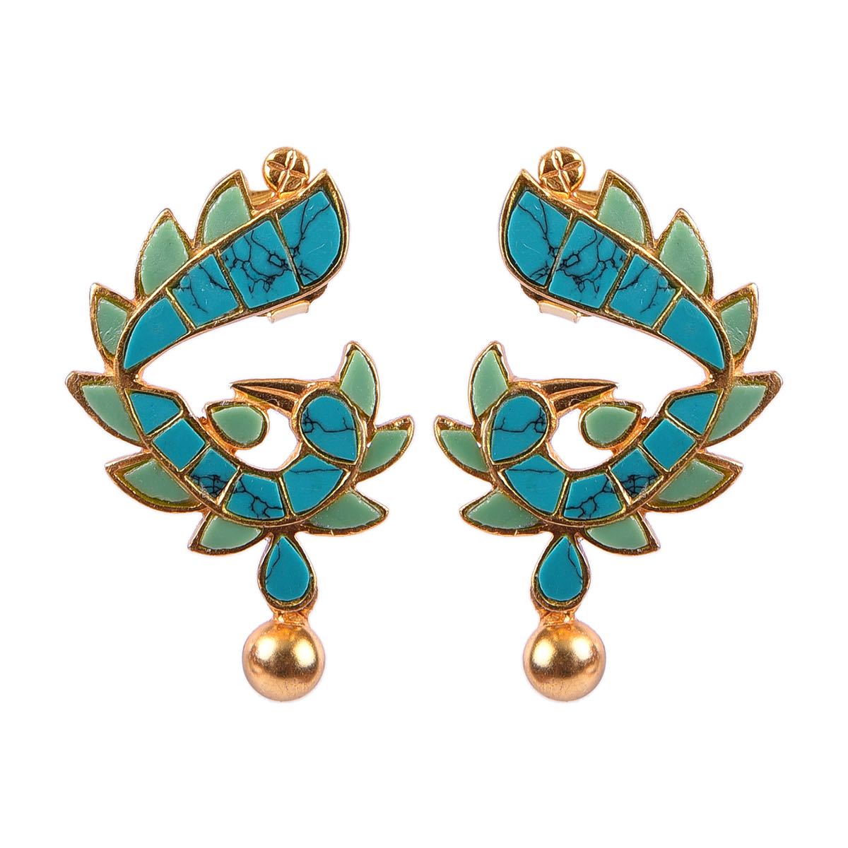 Peacock Studs