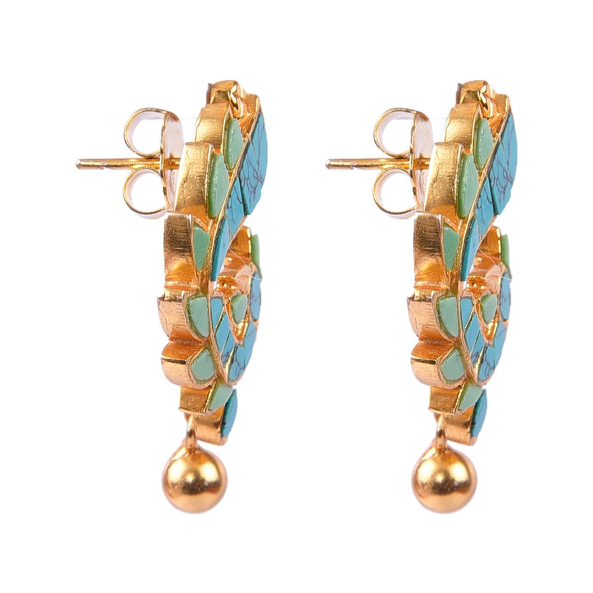 Peacock Studs